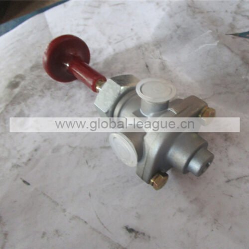 Manual control brake valve assembly