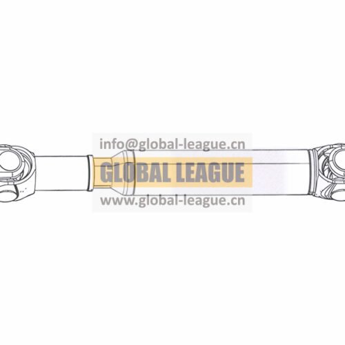 4010101-DZ91149314116 4010101 - Telescopic drive shaft_Yield 40000Nm_180 end_Telescopic amount 110_Length 1160 4010101-DZ91149314116