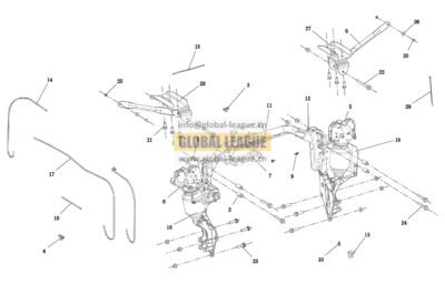 New M3000 rear suspension, air, transverse, +100, mid-mounted air filter, flip front-mounted, mother-child vehicle air filter, gas vehicle  DC15221441217