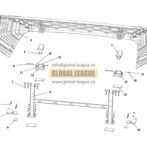 Top deflector cover_L5000_short version high top  DC15221870061