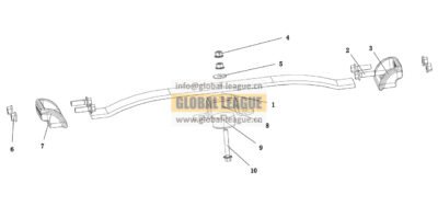 DC96259592035 Transmission mount - WP12 - Leaf spring structure - 225 - Low stiffness leaf spring DC96259592035