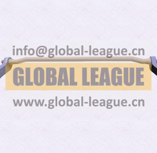 Stabilizer bar assembly DZ15221435135, rocker arm bushing 2 pieces DZ15221431219, stabilizer bar welded assembly 1 piece.  DZ15221431225