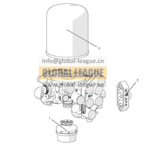 Oil filter type air handling unit (integrated)  DZ96189361087