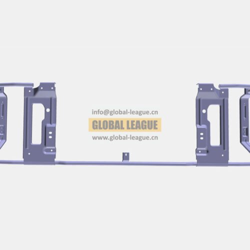 Bumper frame welded assembly - cooling widened   DZ97189626105