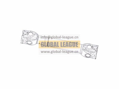 Telescopic drive shaft - yield 22000Nm - 150 end - telescopic length 110 - length 820   DZ98259315082